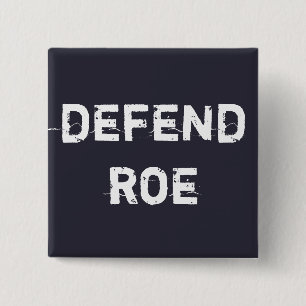 Badge Carré 5 Cm Défendre le rôle