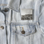 Badge Carré 5 Cm Défilé devant le palais impérial (En situation)