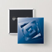Badge Carré 5 Cm dégradé bleu 1 (Devant & derrière)