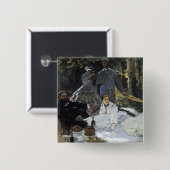 Badge Carré 5 Cm Déjeuner sur l'Herbe (Devant & derrière)