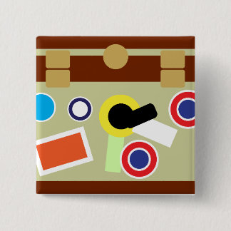 Badge Carré 5 Cm Del Griffith's Trunk – Classic Comedy Button