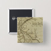 Badge Carré 5 Cm Delaware (Devant & derrière)