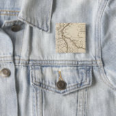 Badge Carré 5 Cm Delaware 5 (En situation)