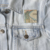 Badge Carré 5 Cm Delaware 6 (En situation)