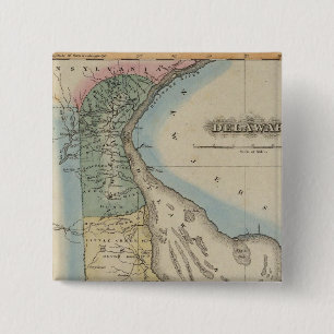 Badge Carré 5 Cm Delaware 6
