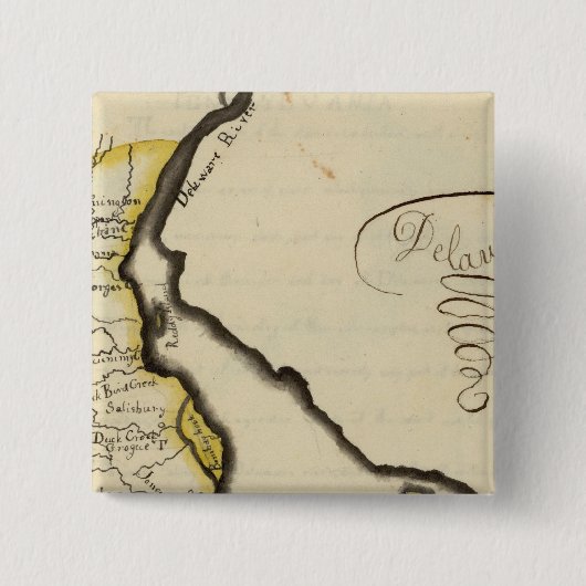 Badge Carré 5 Cm Delaware 7 (Devant)