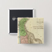 Badge Carré 5 Cm Delaware US (Devant & derrière)