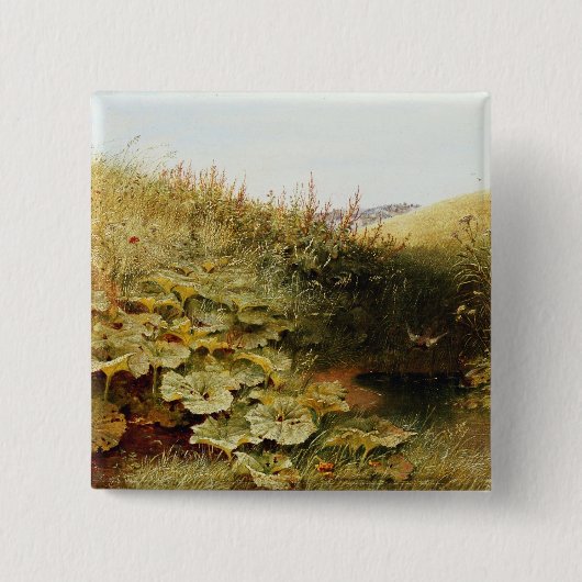 Badge Carré 5 Cm Dell tranquille (Devant)