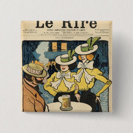 Badge Carré 5 Cm Demi-soeurs (Devant)