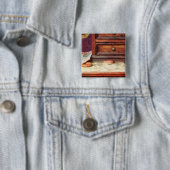 Badge Carré 5 Cm Dentiers (En situation)