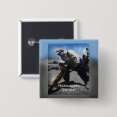 Badge Carré 5 Cm Dentiste de remplacement (Devant & derrière)