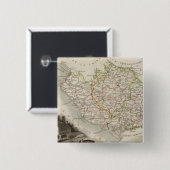 Badge Carré 5 Cm Dept De La Vendee (Devant & derrière)