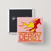 Badge Carré 5 Cm Derby (Devant & derrière)