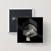 BADGE CARRÉ 5 CM DERNIÈRE 3 (Devant & derrière)