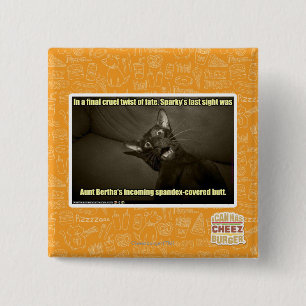 Badge Carré 5 Cm Dernière vue Sparky