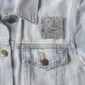 Badge Carré 5 Cm DES Ecoles de Quartier (En situation)