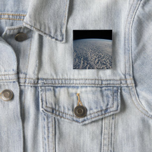 Badge Carré 5 Cm Des Nuages Stratocumulus Surplombent L'Océan Pacif