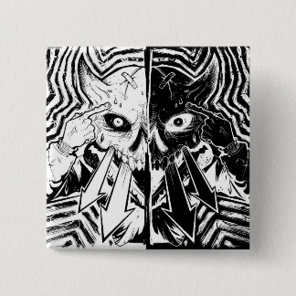 Badge Carré 5 Cm DesktopTelepathy