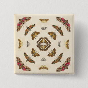 Badge Carré 5 Cm Détaillez du plat VIII