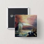 BADGE CARRÉ 5 CM DEUX SAINT JOHN ET FALLEN ANGEL (Devant & derrière)