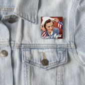 Badge Carré 5 Cm Devenez Infirmière (En situation)