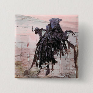 BADGE CARRÉ 5 CM DIABLE