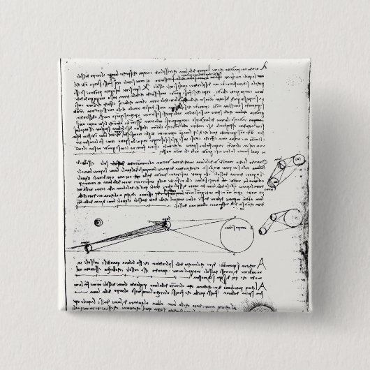 Badge Carré 5 Cm Diagrammes astronomiques (Devant)