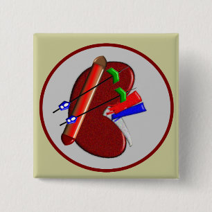 Badge Carré 5 Cm Dialyse et cadeaux de conception de rein