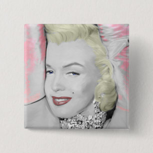 Badge Carré 5 Cm Diamants 2