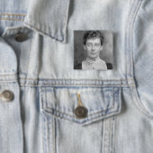 Badge Carré 5 Cm Dickinson violet (En situation)