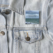 Badge Carré 5 Cm Dieu calme la tempête (En situation)