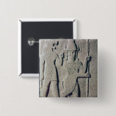 Badge Carré 5 Cm Dieu hittite Uomi, Karkemish (Devant & derrière)