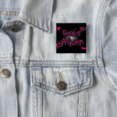 Badge Carré 5 Cm Dieux princesse (En situation)