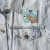 Badge Carré 5 Cm Digital Art Button (En situation)