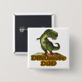 Badge Carré 5 Cm Dinomite Papa (Devant & derrière)