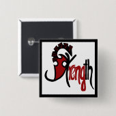 Badge Carré 5 Cm Dire de force (Devant & derrière)