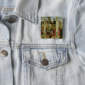 Badge Carré 5 Cm Discussion de St Stephen (En situation)