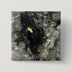 Badge Carré 5 Cm Diver US Navy