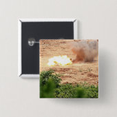 Badge Carré 5 Cm Dix blocs de TNT d'une demi-livre (Devant & derrière)