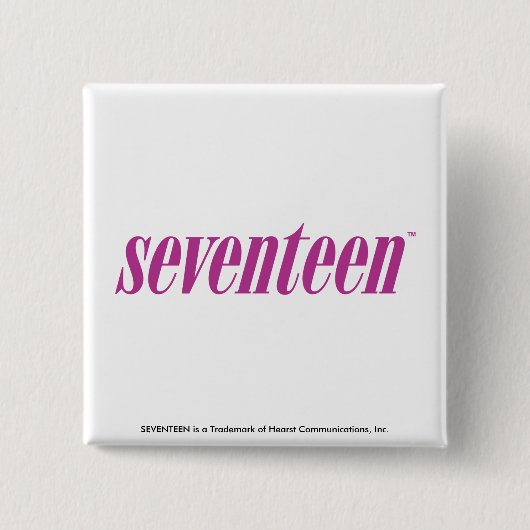 Badge Carré 5 Cm Dix-sept Logo-Pourpres (Devant)