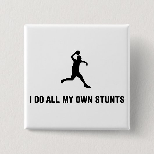 Badge Carré 5 Cm Dodgeball (Devant)