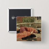 Badge Carré 5 Cm Dolce Niente lointain, 1904 (Devant & derrière)