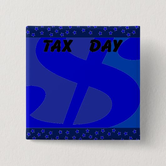 Badge Carré 5 Cm Dollar- (Devant)