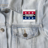 Badge Carré 5 Cm Donald Trump (En situation)
