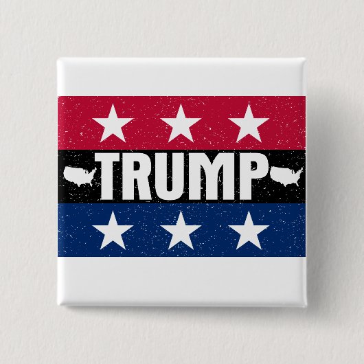 Badge Carré 5 Cm Donald Trump (Devant)