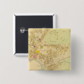 Badge Carré 5 Cm Dorchester, Massachusetts 3 (Devant & derrière)