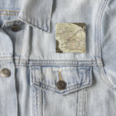 Badge Carré 5 Cm Dormouse et Cher (En situation)