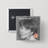 Badge Carré 5 Cm Dortheann Metzinger (Devant & derrière)