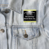 Badge Carré 5 Cm Douleur aveugle (En situation)