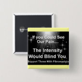 Badge Carré 5 Cm Douleur aveugle (Devant & derrière)